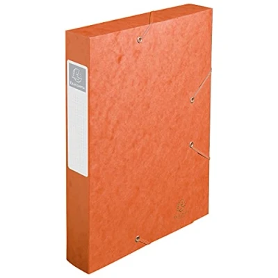 Imagen de Exacompta 16017H Carpeta de proyecto con goma, color naranja