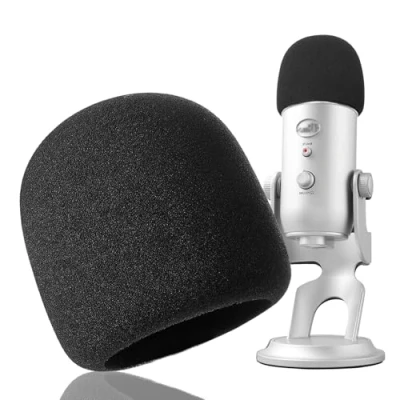 Imagen de Antipop Blue Yeti Pantallas y Filtros Anti pop Micrófono Parabrisas para &amp; Pro Condenser por YOUSHARES (Negro)
