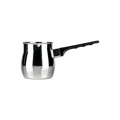 Imagen de Café Olé Cafetera turca de acero inoxidable, 1,7 kg, color plateado 170ml, 6oz