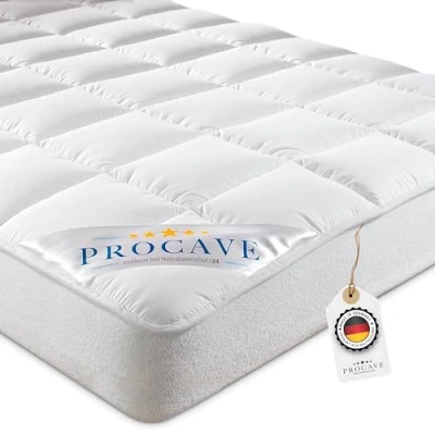 Imagen de PROCAVE de Cubrecama Micro Comfort con Borde gomado, Tela, weiß, 160 x 200 cm