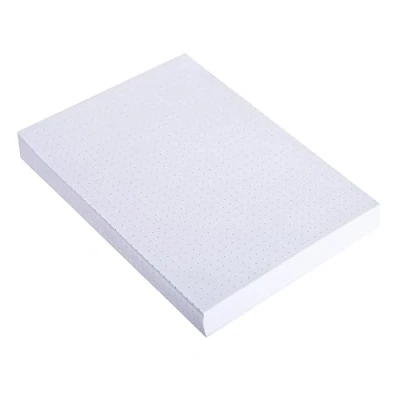 Imagen de Exacompta 10708E Paquete de 100 fichas en película puntos cartulina sin perforar formato 148 x 210 mm papel Clairefontaine certificado PEFC color blanco