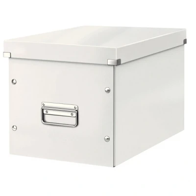 Imagen de Leitz Caja de Almacenaje Grande en Forma Cubo, Blanco, Gama Click &amp; Store, 61080001