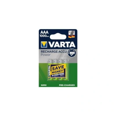 Imagen de Varta Batería recargable ni mh aaa 1000mah r2u 4 pzs 05703301404