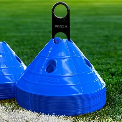 Imagen de FORZA Conos Super Extragrandes para Entrenamientos de Fútbol (Variedad Colores) (Azul Eléctrico)