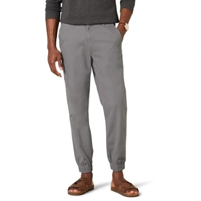 Imagen de Amazon Essentials Pantalones Chinos Estilo Chándal de Corte Recto Hombre, Gris Oscuro, S