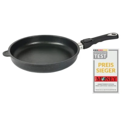 Imagen de AMT Gastroguss AMZN I 528 Z20B Sartén, Aluminio, Negro, 28 cm