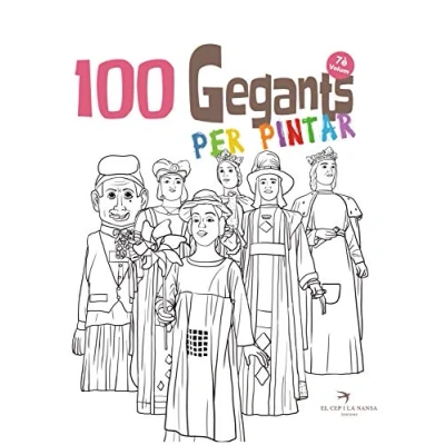 Imagen de 100 gegants per PINTAR. VOLUM 7: Petita guia dels de Catalunya: 12 (Quaderns pintar les Figures Festa)