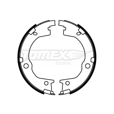 Imagen de TOMEX brakes TX 22 55 Zapatas de Freno Eje trasero 190 32 HYUNDAI: H 1 / Starex MPV, SANTA FE 2, Furgón