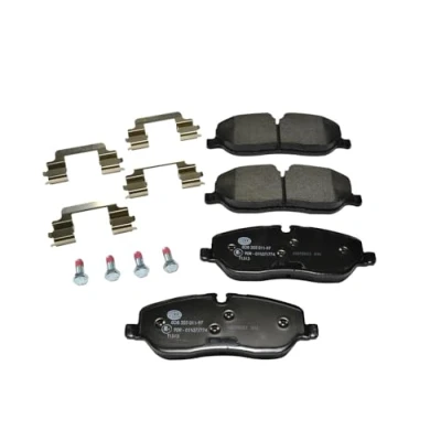 Imagen de HELLA 8DB 355 011 971 Juego de pastillas freno preparado para indicador desgaste con tornillos pinza accesorios