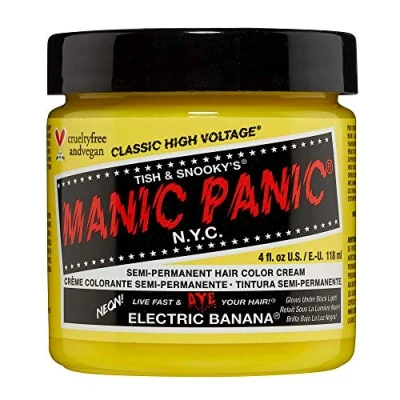 Imagen de Manic Panic Electric Banana Classic Creme, Vegan, Cruelty Free, Yellow Semi Permanent Hair Dye 118ml