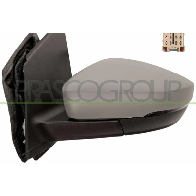 Imagen de Espejo retrovisor Prasco Premium VG0237144P izquierda imprimado eléctrico ajustable desde interior VOLKSWAGEN: Polo V Hatchback