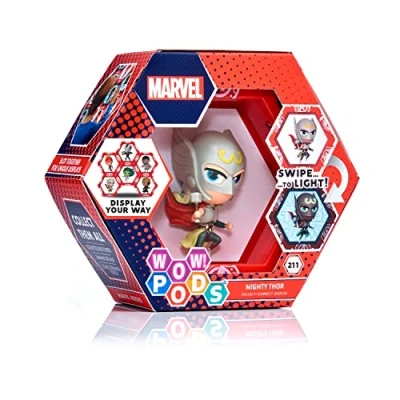 Imagen de WOW! PODS Colección Marvel The Mighty Thor Figura Coleccionable con luz y Sensor de Movimiento (Deqube 918MVL101646)