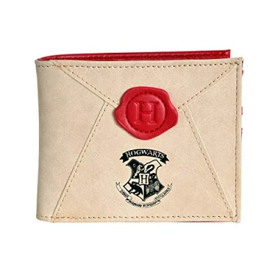 Imagen de Elbenwald Cartera Harry Potter Carta Hogwarts 11x9,3x2cm Beige