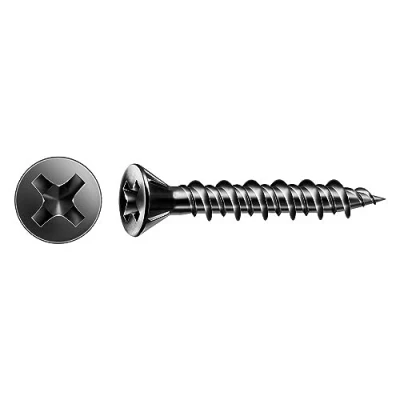 Imagen de SPAX 1791170390195 GIX C Tornillos de montaje rápido, color negro