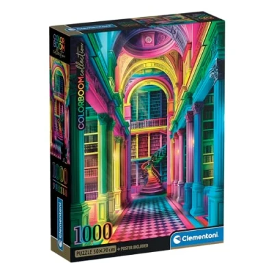 Imagen de Puzzle clementoni 1000 colorboom compact box