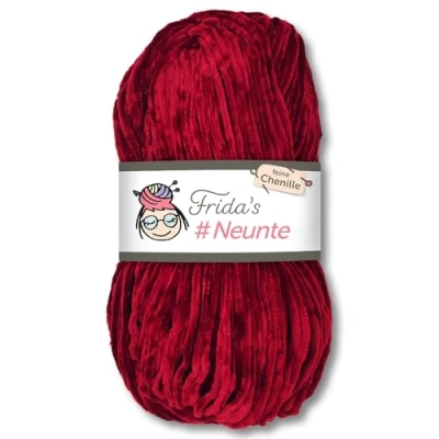Imagen de Frida&#039;s Wollhaus 847 Ovillo de lana chenilla fina para tejer, 100 g, aterciopelada, suave, 29 colores (847)