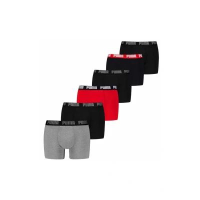 Imagen de Puma Everyday 6PACK ECOM Culotte, Hombre, Talla: Small, Grey red black