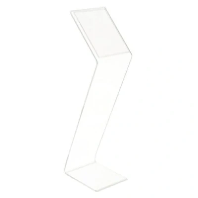 Imagen de Danieli Store Atril de Metacrilato Transparente con Bolsillo para Comunicaciones A4 Expositor Suelo Porta Menu Interior