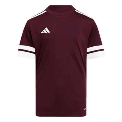 Imagen de adidas Unisex niños SQUADRA25 Jersey Short Sleeve Kids, Team Maroon 2/White, 5 6 Years