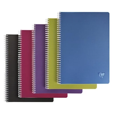 Imagen de Exacompta carpeta de solicitud flexible PP, clip diseño, DIN A4, 21 x 29,7 cm, 2 unidades), color azul A4