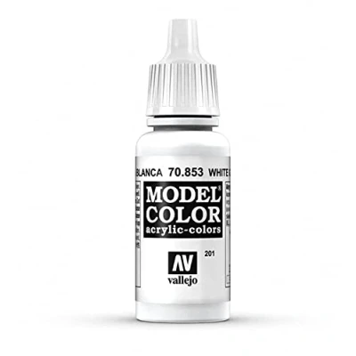 Imagen de Vallejo Model Color Pintura Acrílica, Blanco (White Glaze), 17 ml