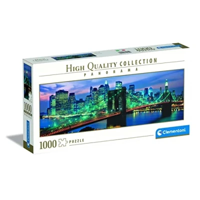 Imagen de Clementoni Puzzle Panorama Puente de Brooklyn NY, Multicolor, 1000 Pezzi