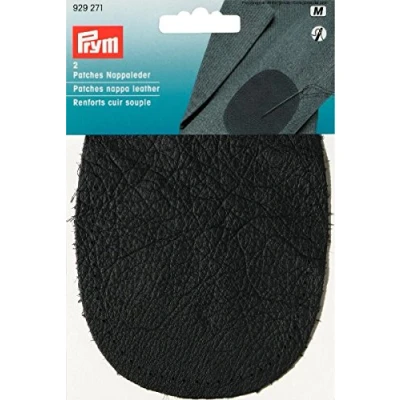 Imagen de Prym 14 x 10 cm 2 Piezas Parches Funda de Piel napa para Sewing on, Color Gris Oscuro