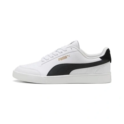 Imagen de PUMA Shuffle V PS, Zapatillas Deportivas, White Black Team Gold, 33 EU