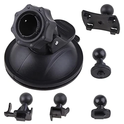 Imagen de Pjeghbvop Ventosa de coche para soporte grabadora vídeo vehículo en el parabrisas con adaptador 5 tipos visión 360 grados conducir cámara DVR videocámara