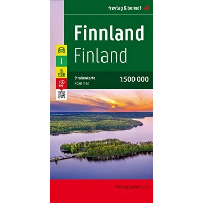 Imagen de Finlandia, mapa de carreteras. Escala 1:500.000. Freytag &amp; Berndt.: Wegenkaart 1:500 000: 6401 (Auto karte)