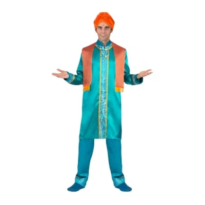 Imagen de My Other ME FUN COMPANY, S.L. Disfraz Hombre Hindú XL (Camisa, pantalón, Bufanda y Turbante)