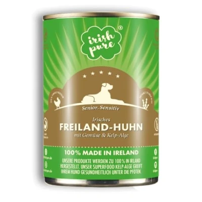 Imagen de Irish Pure Comida húmeda Premium Senior para Pollo al Aire Libre (Lata única)