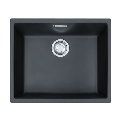 Imagen de Franke SID 110 50 125.0331.034 Tectonite Sirius 034 Fregadero empotrable, Color Negro, Cromo, 525 x 440 month