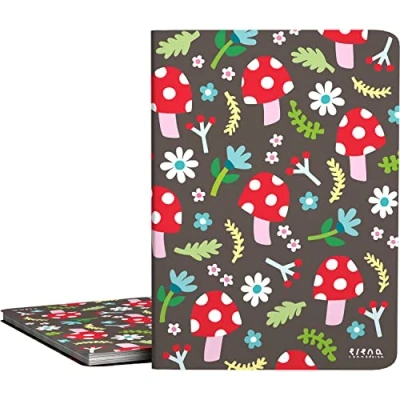 Imagen de Grafoplás Carpeta Escolar de Fundas Transparentes A4 Tapas Flexibles 30 Forros Polipropileno Diseño Elena Corredoira Colección Setas