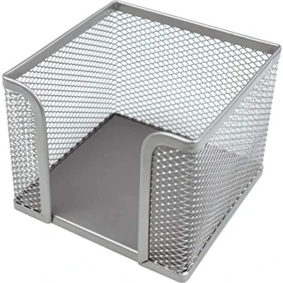 Imagen de Helit h2518400 Portanotas, malla, 10 x 8 cm, Plata