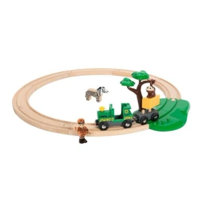 Imagen de BRIO Set de Inicio Circuito Tren con Safari (33720)