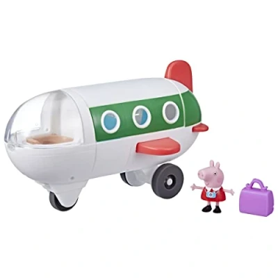 Imagen de Peppa Pig Peppa’s Adventures Air Airplane Preschool Toy: Rolling Wheels, 1 Figure, Accessory; Ages 3 and Up