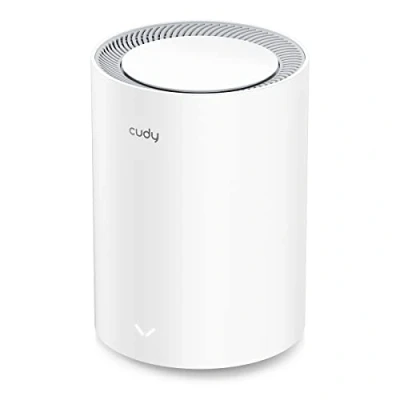 Imagen de Cudy 2022 Nuevo WiFi 6 Mesh WiFi, AX1800 Whole Home System Gigabit VPN Router and Extender, Control Parental, Open VPN, 1 Paquete