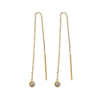 Imagen de SKAGEN Pendientes para mujer en Acero Inoxidable o Semipreciosos con Cierre de Alambre Abierto, Oro Metálico