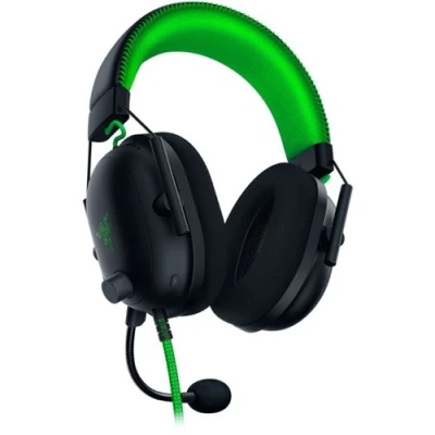 Imagen de Auriculares gaming Razer BlackShark V2 , de diadema, Con cable, Jack 3.5 mm, USB, Micrófono, Cancelación ruido pasiva, Negro