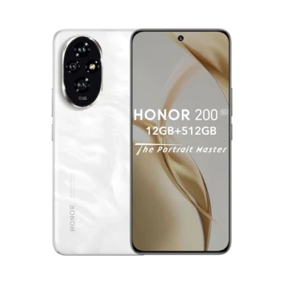 Imagen de HONOR 200 Smartphone 5G 12GB 512GB, 120Hz 6.7&quot; AMOLED, Cámara Triple de 50 MP, Snapdragon 7 Gen 3, 5200mAh Batería, Android 14, Dual Sim, NFC, Blanco
