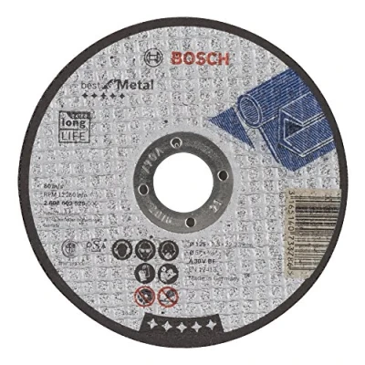 Imagen de Bosch 2 608 603 526 Disco de corte recto Best for Metal A 30 V BF, 125 mm, 2,5 mm (pack 1)