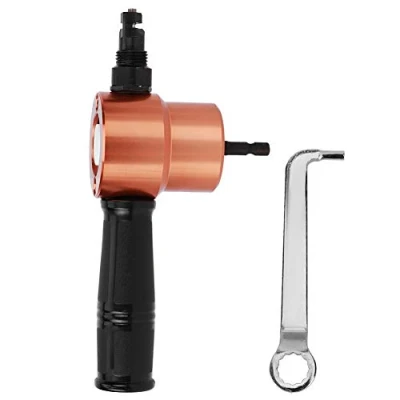 Imagen de doble cabeza de metal para aperitivos, cortador aperitivos metal, herramienta corte accesorio taladro eléctrico
