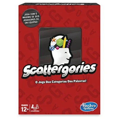 Imagen de Hasbro Gaming Scattergories Juego de Mesa (Versión Portuguesa), Multicolor (C1941190)