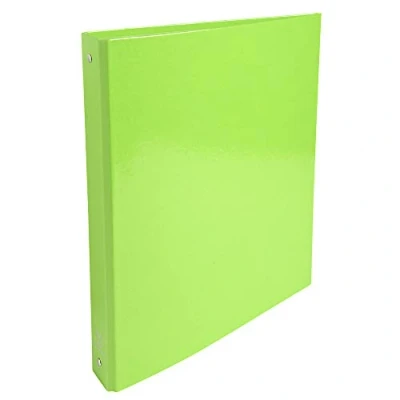 Imagen de Exacompta ref. 519297E Iderama Caja de 10 archivadores rígidos, 4 anillas redondas, diámetro 30 mm, parte trasera 40 dimensiones externas: 32 x 26 cm, tamaño A4, color verde anís