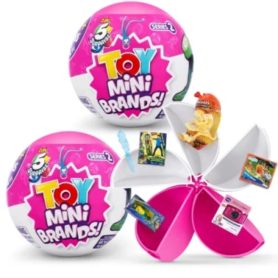 Imagen de Mini Brands Toy Minis Series 2 Wave (2 Pack) Variedad Cápsula Coleccionable Mystery, Color Unidades (ZURU 77240 B)