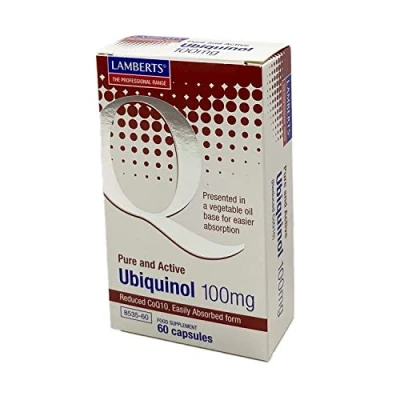 Imagen de Lamberts Ubiquinol 100mg 60 Cápsulas