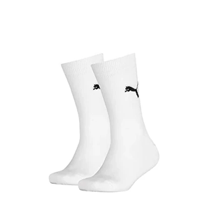 Imagen de Puma CLSSC Sock, Blanco (White), 27 30 (Pack de 2) Unisex Niños