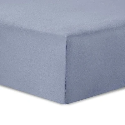 Imagen de Vision Sábana bajera de Jersey (90 x 190/200 cm), color gris 100% algodón Elástico todo alrededor Gorro 30 cm