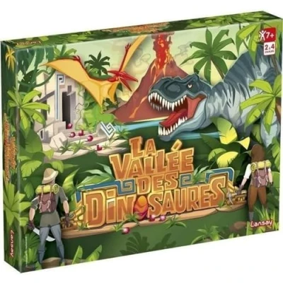 Imagen de Lansay La Vallée Des Dinosaures Jeu de Société 75035 Dinosaurio Juego Mesa, Multicolor (75035)